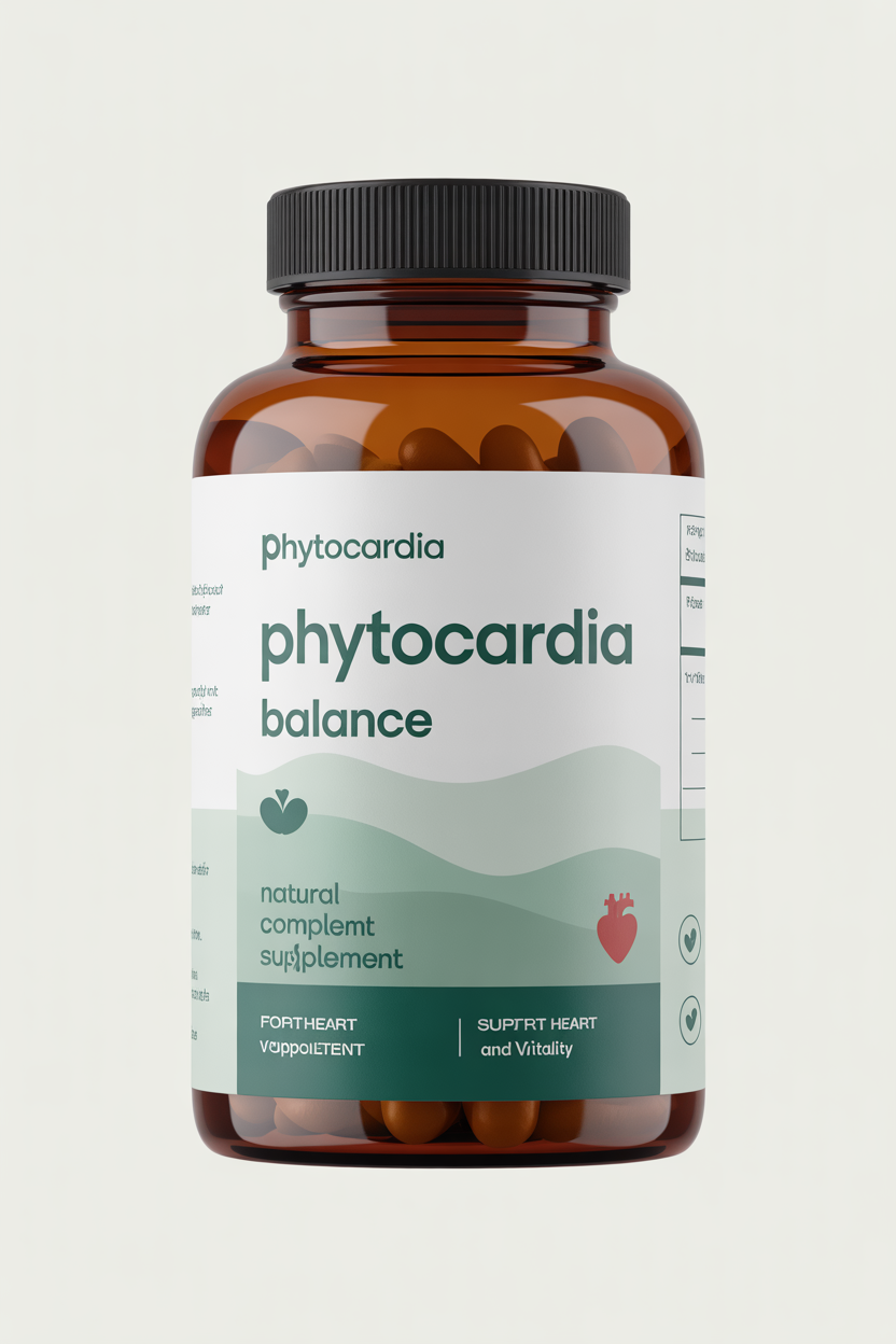 PhytoCardia Balance natural complex supplement bottle for vitality and wellness support